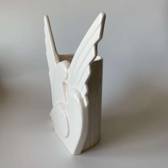 Fitz & Floyd White Doves Figural Vase Vintage Porcelain Scarce - Picture 10 of 10